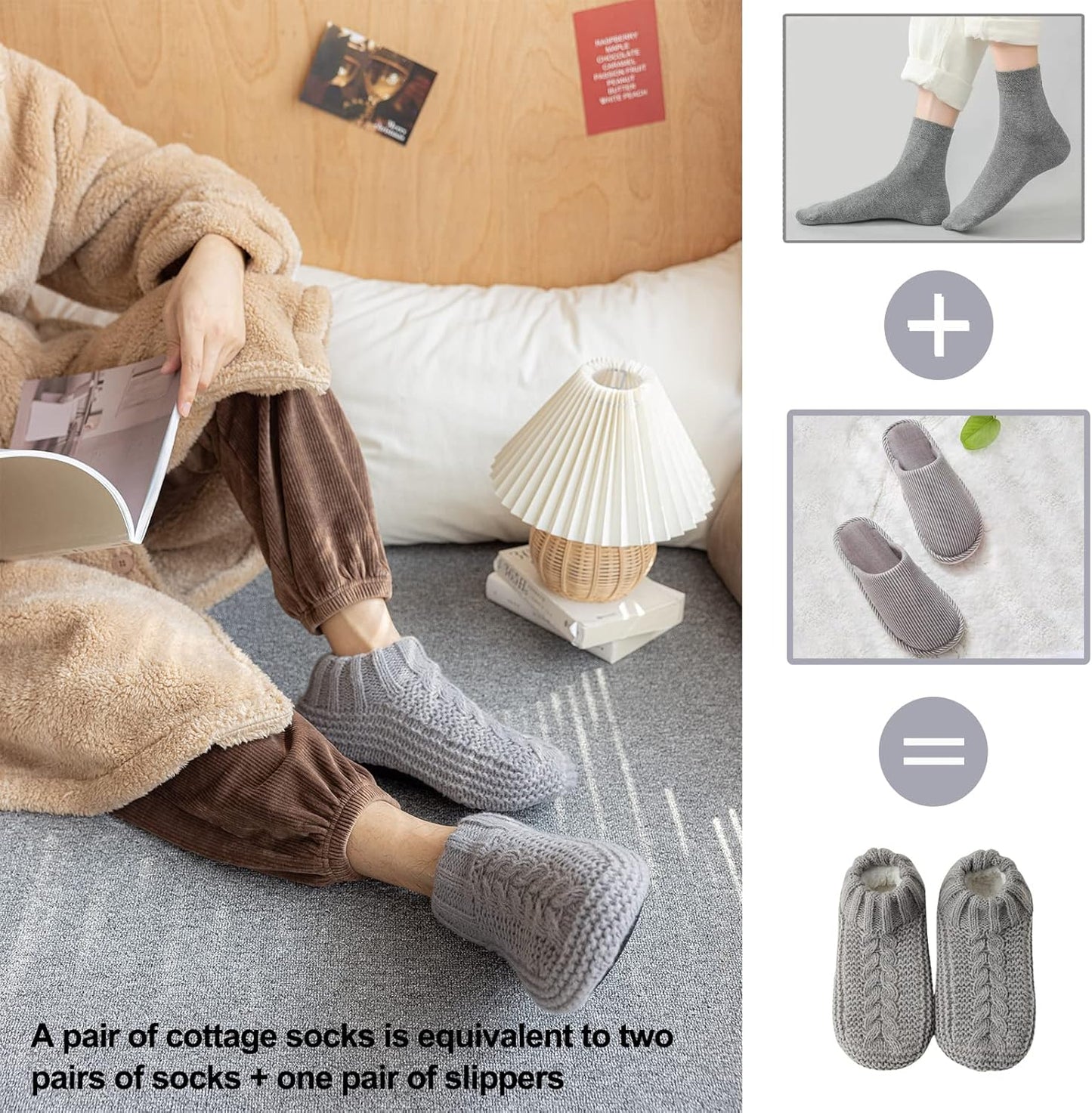 Cozy Luxe Slipper Socks™